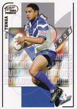 2005 Select Power #25 Willie Tonga Front